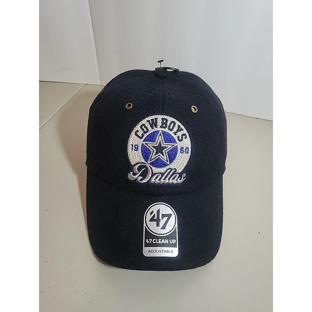Dallas Cowboys '47 Brand Navy Blue Clean Up Adjustable Hat Stoney Clover Lane